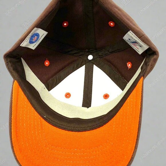 Cleveland Browns Vintage Late '90s NFL "3-D Browns" NOS Cap from Logo Athletic - Picture 5 of 6